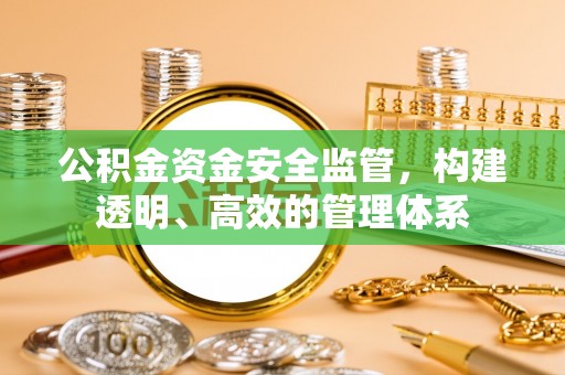 曲阜公积金资金安全监管，构建透明、高效的管理体系